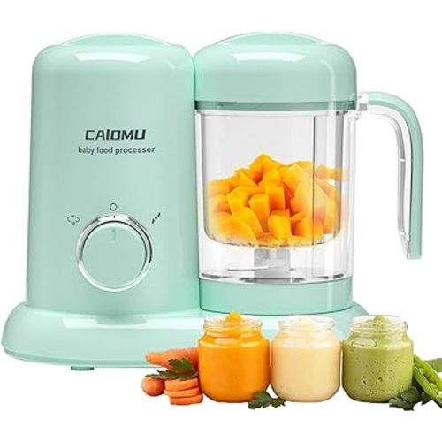 4 in 1 Baby Food Maker, Multifunction Baby Food Processor and Steamer, Puree Blender, Multifunctional Baby Puree Maker, Mini Food Grinder Cooking
