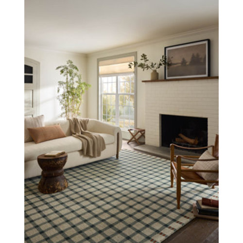 Magnolia Home by Joanna Gaines x Loloi Waylon Spa / Brick Area Rug & Reviews | Wayfair