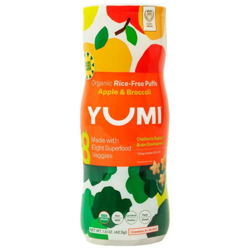 YUMI Organic Stage 3 Apple & Broccoli Puffs - 1.5oz