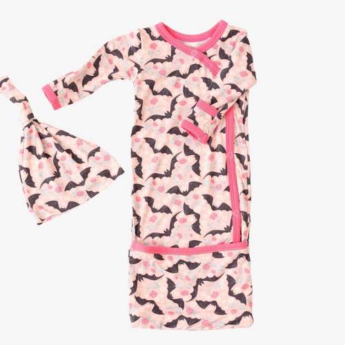 Batty Blossoms Gown & Hat