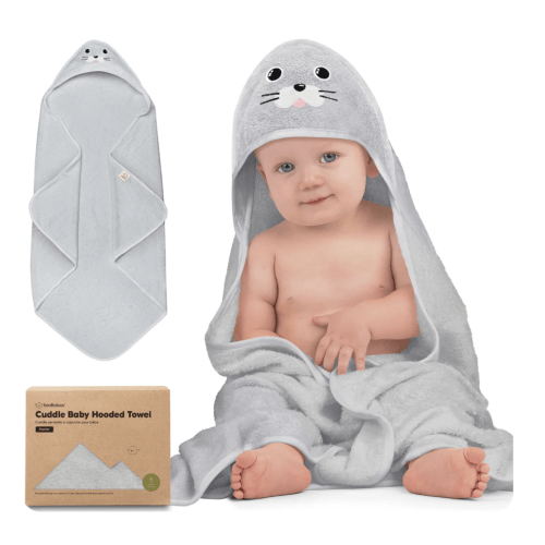 Cuddle Baby Hooded Towel - Seal