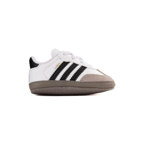 adidas Samba Crib Shoe - Baby - White / Core Black / Clear Granite | Journeys
