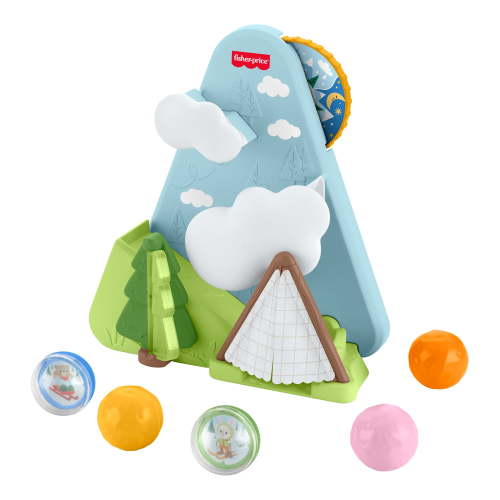 Fisher-Price Friendship Forest Ball Drop Mountain Developmental Activity Crawl Toy for Baby