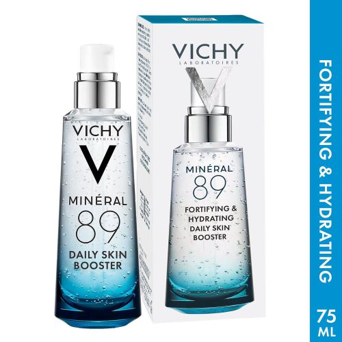 Vichy Mineral 89 Face Serum, Hydrating Moisturizer to Plump Skin, 1.69 Ounces, 2.54 Ounces