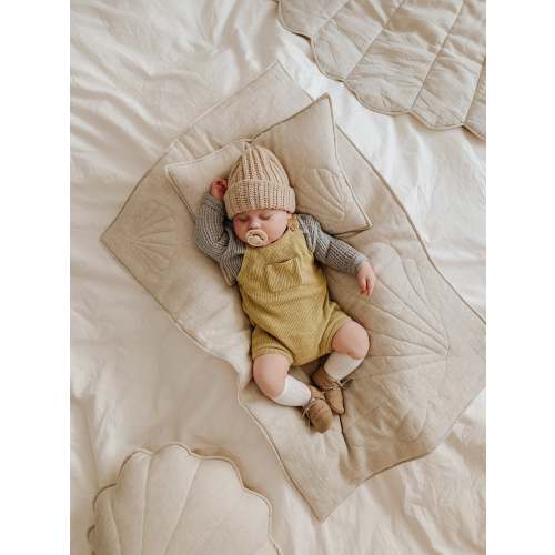 Linen "Sand" Shell Child Cover Set