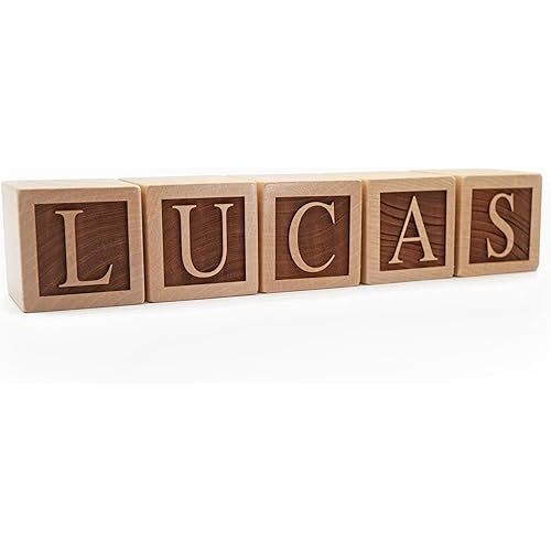 Personalized Nursery Name Block Letters - Custom Wooden Name Blocks for Vintage Nursery Decor/Custom Gift new mom boy Girl new mom Baby Shower