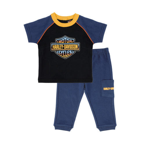 Infant Boys Knit Tee & Pant Set | Harley-Davidson USA