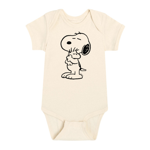 Peanuts - Snoopy Loves Woodstock - Infant Baby One Piece