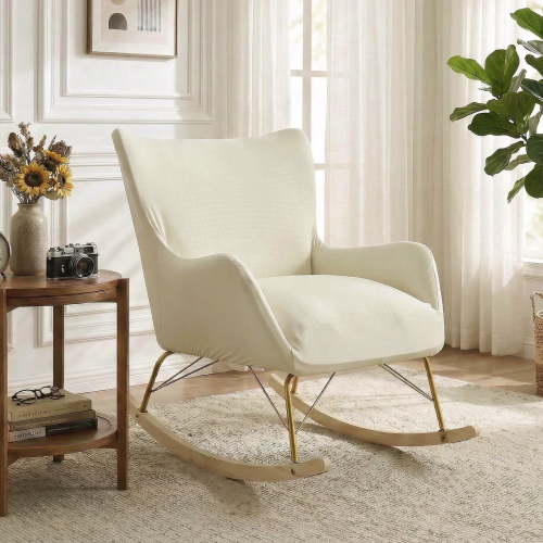 Evjurcn Nursery Rocking Chair Cover Stretch Cover for Nursery Rocking Chair Furniture Protector with Elastic Washable for Living Room Bedroom