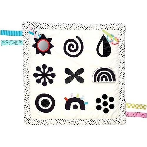 Manhattan Toy Wimmer Seek & Explore Double-Sided Tummy Time Mat for Infants and Toddlers