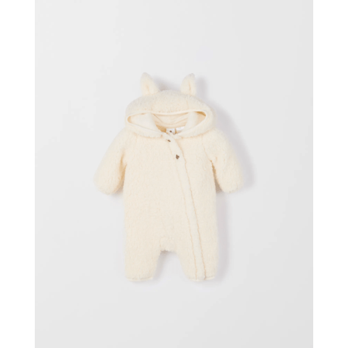 Baby Sherpa Zip Front Bunny Coverall