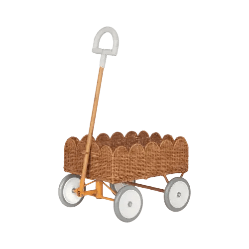 Scalloped Petal Rattan Natural Wonder Wagon
