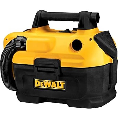 DEWALT 20V MAX Cordless Shop Vac, Wet Dry Vacuum Cleaner, Portable 2 Gallon Wet Dry Vac, Strong Suction Shop Vacuum with Hepa Filter, Tool Only (DCV580H)