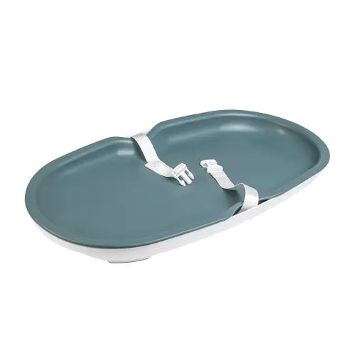 Ubbi Baby Changing Pad, Easy to Clean with Detachable Base, Lightweight, Waterproof Foam, Includes Safety Strap and Non-Skid Feet, Open Water