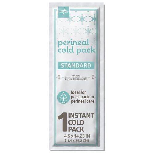Medline Perineal Cold Packs for Postpartum Care (24 Count) Each Absorbent Pad is 4.5" x 14.25" Perfect for your After Delivery Postpartum Essentials Kit