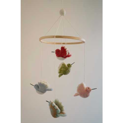 Delicate Hummingbird Baby Mobile | Handmade Nursery Decor | Baby Shower Gift