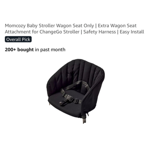 Amazon.com : momcozy change go wagon seat