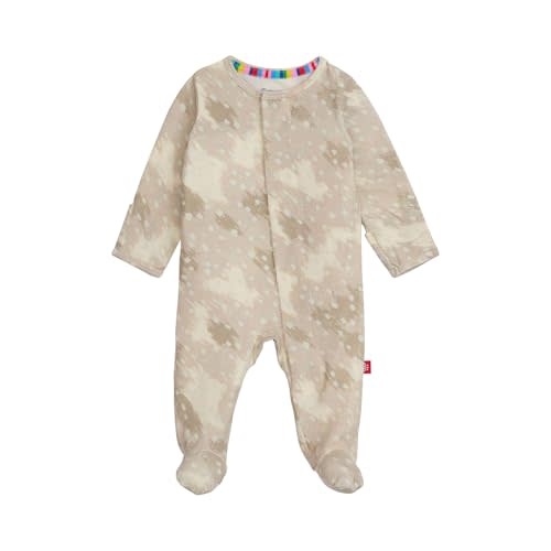 Magnetic Me Girls Modal Magnetic Baby Footie Pajamas | Silky Soft Modal Fabric | Baby Sleepers Available Sizes PRE - 24M
