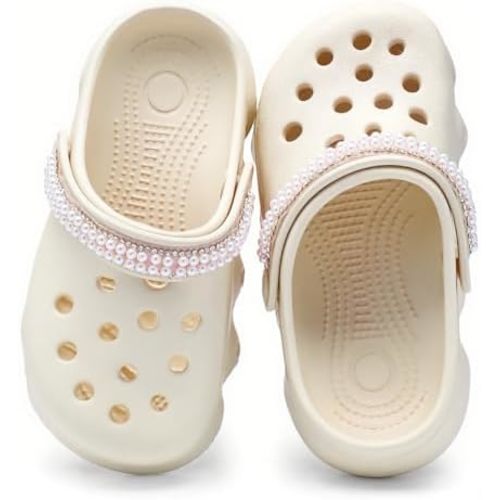 Girls' Clogs for Toddlers & Kids Lightweight Garden Shoes Breathable Slip-on Slides Sandals Slippers Children's Beach Water Shoes