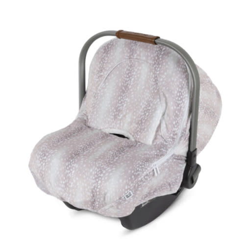 Gliz Design | Baby Car Seat Winter Covers - Silver Fawn