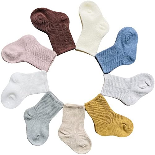 Amazon.com: QandSweat Unisex Baby Ankle Socks Toddler Boys' Seamless Cotton Crew Socks 0-6 Months: Clothing, Shoes & Jewelry