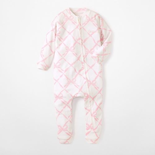 Block Print Baby One-Piece Pajamas​