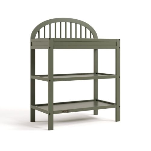 Graco Olivia Changing Table with Water-Resistant Changing Pad Olive