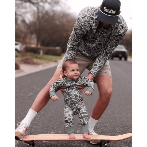 Baby Zip Up - Retro Duck Camo – BURLEBO