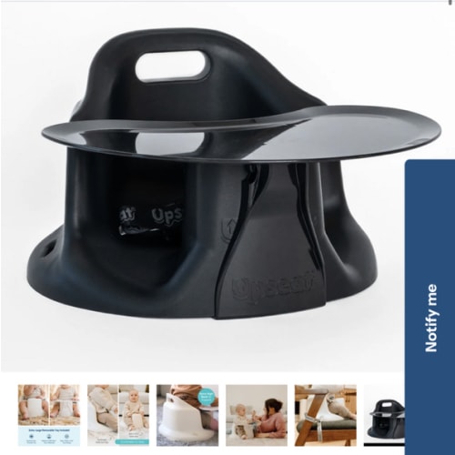 Upseat Baby Floor and Booster Seat with Tray | Upseat