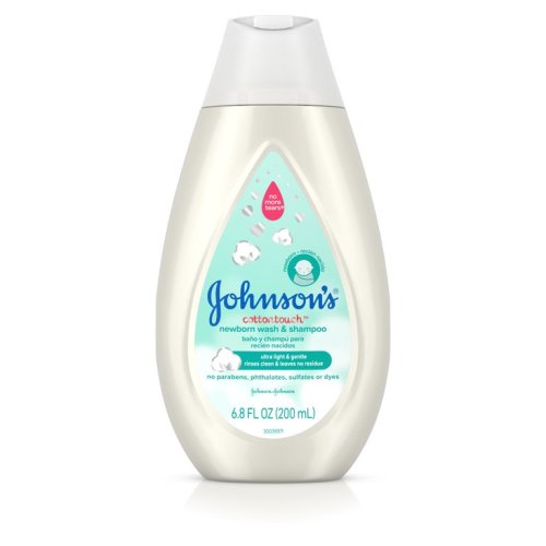 Johnson's CottonTouch Newborn Baby Wash & Shampoo, 6.8 fl. oz