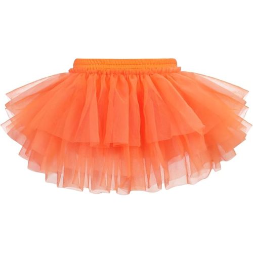 Baby Girls Soft Fluffy Tutu Skirt with Diaper Cover, Tulle Dress Skirt 3 Layers Soft for Newborn,Toddler