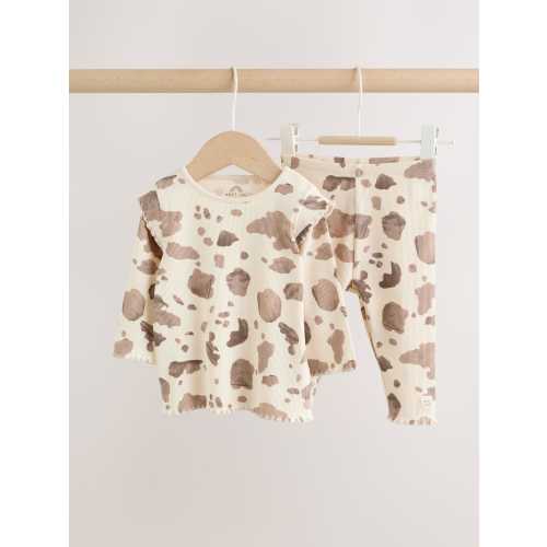 Brown Cow Baby Top and Leggings Set 2 Piece (0mths-2yrs)
