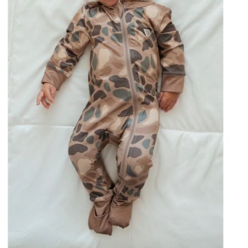 Baby Zip Up - Pintail Camo – BURLEBO