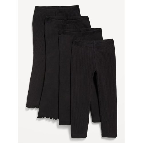 Ribbed Variety Leggings 4-Pack for Toddler Girls