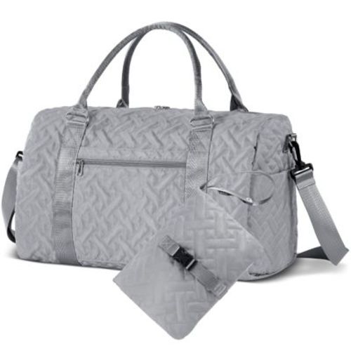 Itopfox Large Tote Diaper Bag for Mom and Baby, Hospital Bag for Twins or 2 Kids, Multi-Pocket Travel Diaper Bag with Insulated Bottle Pockets