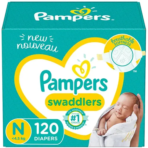 Pampers Swaddlers Newborn Diaper Size 0 120 Count