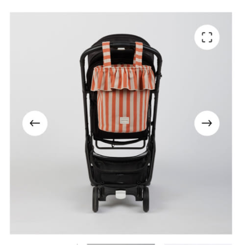 Basket Stripes - Rose + Red - Minicoton