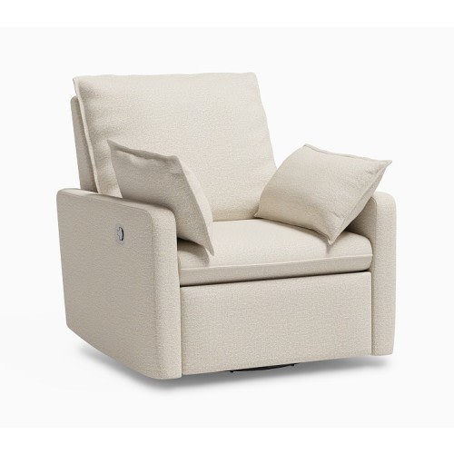 Paxton Pillow Manual Recliner Cozy Chenille Taupe