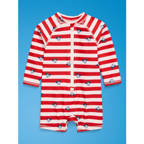 Old Navy x Disney Mickey Mouse Swim Rashguard Bodysuit for Baby