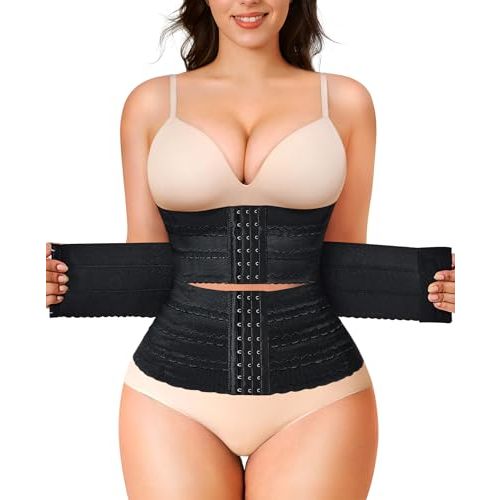 LODAY Segmented Waist Trainer for Women Corset Shapewear Waist Cincher Tummy Control Faja Body Shaper