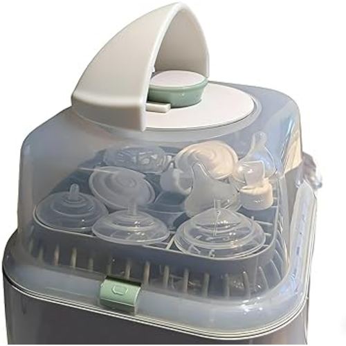 Steam Protector for Momcozy KleanPal Pro Bottle Washer, Compatible with Baby Bottle Accessories, Durable Carbon Fiber Design for Steam Damage Prevention (White)