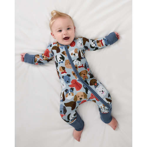 Gray Puppy Parade Zippy – Little Sleepies