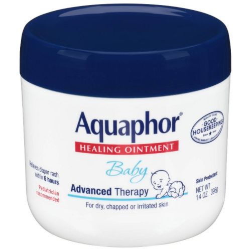 Aquaphor Baby Healing Ointment Advanced Therapy Skin Protectant - Dry Skin and Diaper Rash Ointment Jar - 14oz
