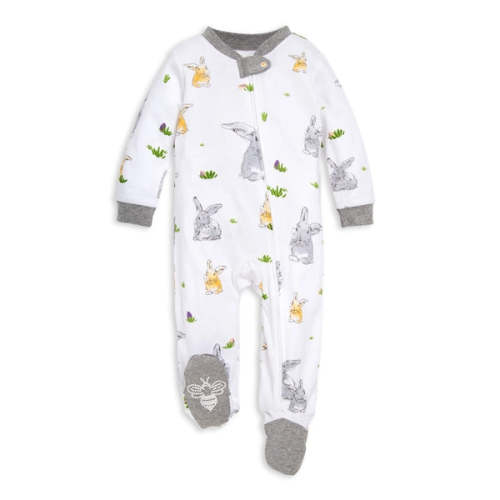 Bunny Trail Organic Cotton Loose Fit Footed Sleep & Play – Burt's Bees Baby