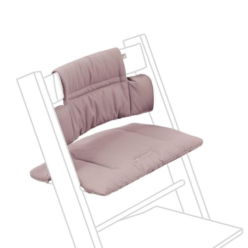 Stokke Tripp Trapp Classic Cushion 2, Heather Mauve - Pair with Tripp Trapp Chair or High Chair for Support & Comfort - Machine Washable