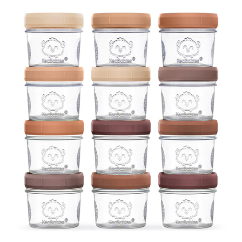 Prep Jars Baby Food Storage Glass Containers