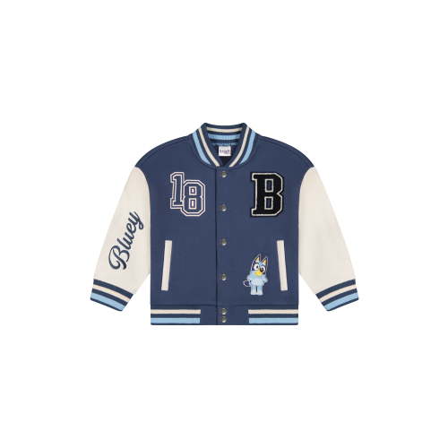 Bluey Toddler Boy Bomber Jacket, Sizes 12M-5T