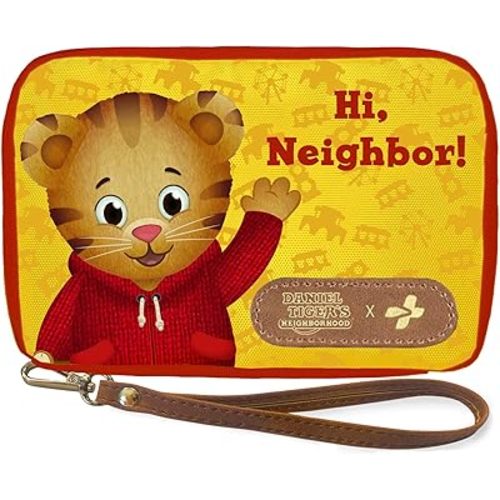 KeepGoing Daniel Tiger’s Travel First Aid Kit for Kids – 130 Pc. for Car, Home, Purse, Diaper Bag & Backpack with Latex-Free Bandages - Mini First Aid Kit Travel Size TSA-Approved