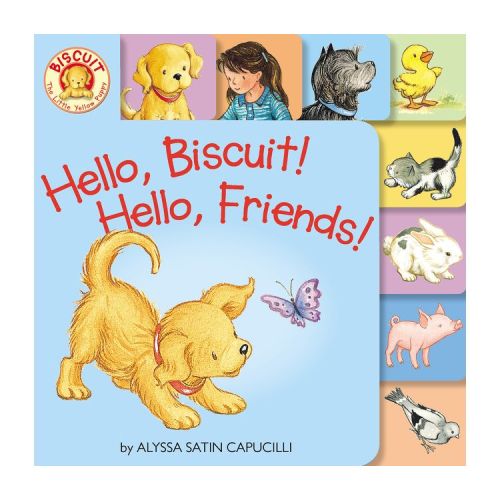 Hello, Biscuit! Hello, Friends! Tabbed - by Alyssa Satin Capucilli (Board Book)