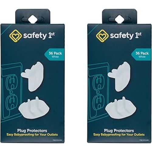 Safety 1st Electrical Outlet Baby Proof Covers, Secure Outlet Plugs, Baby Proofing, 72 Pack